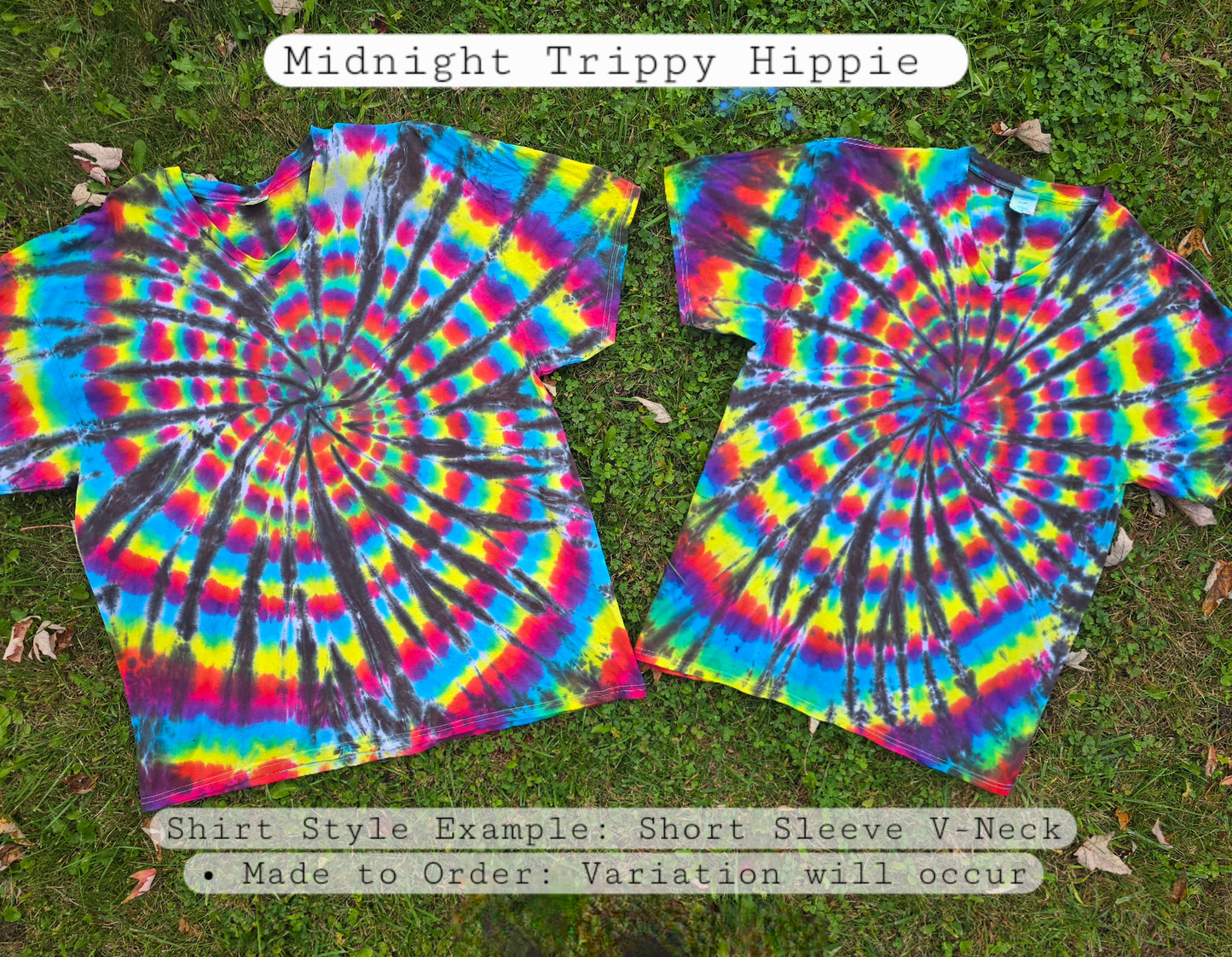 Midnight Trippy Hippie Adult (Multiple Shirt Style Options)