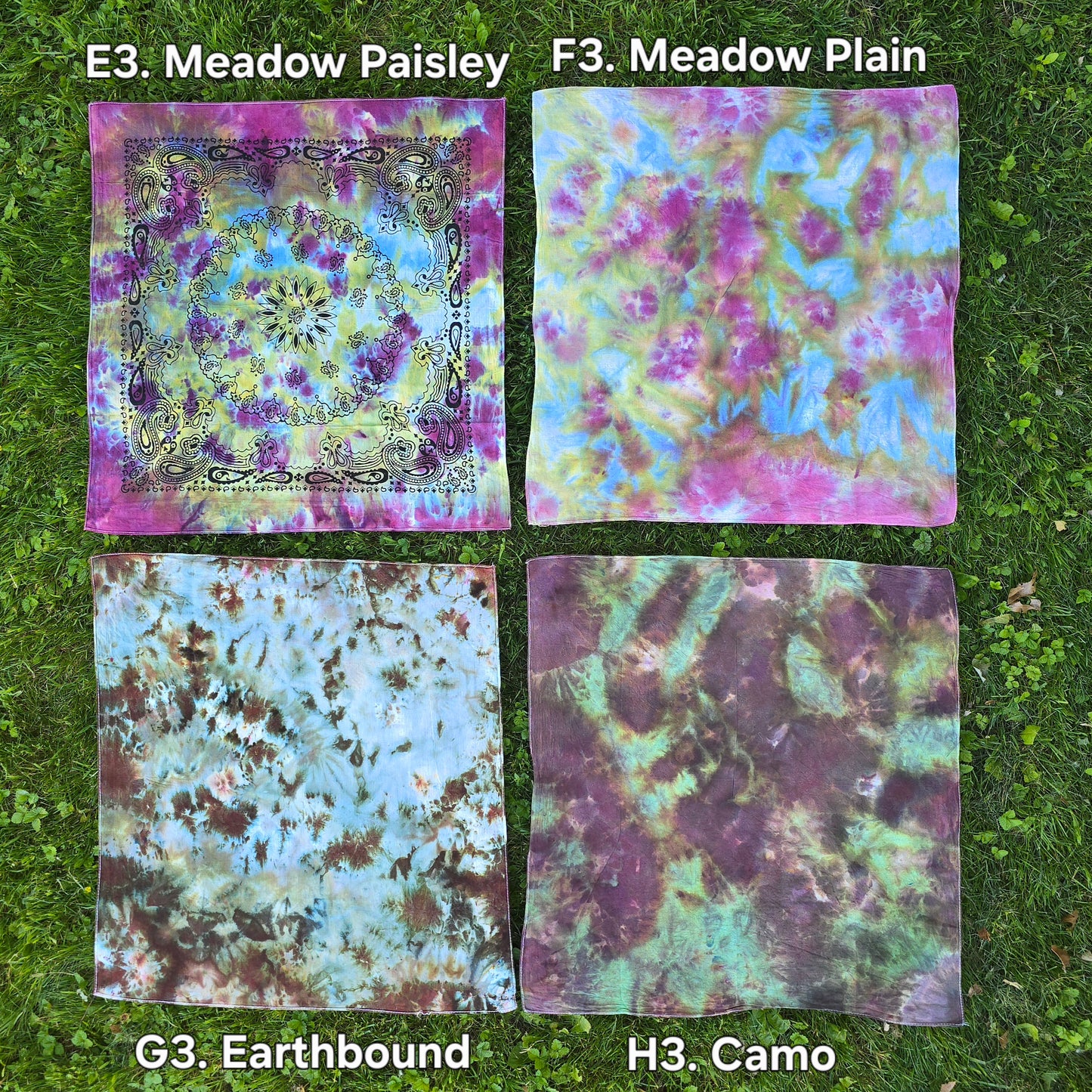 Tie Dye Bandanas