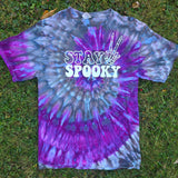 Glow in the Dark Stay Spooky Adult Ice Dye (Multiple Shirt Styles)