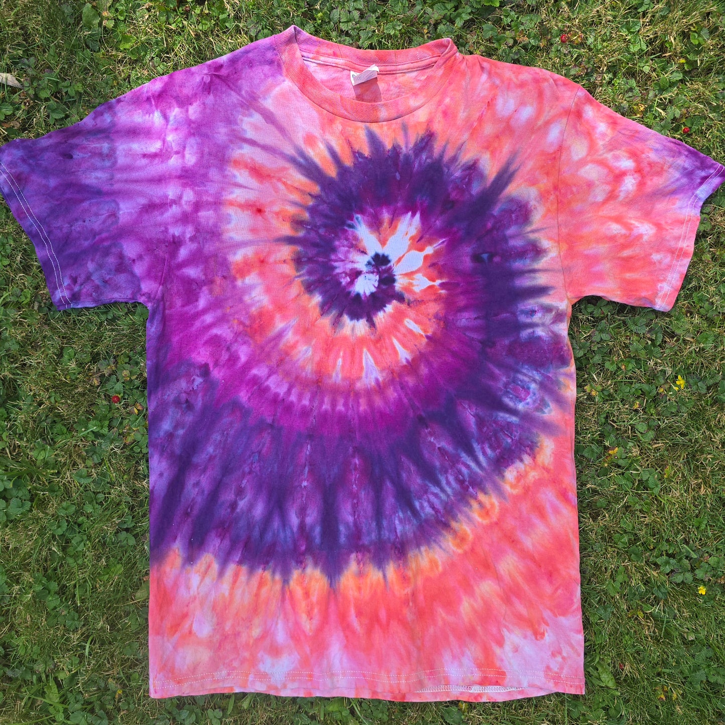 Sunset Afterglow Spiral Ice Dye