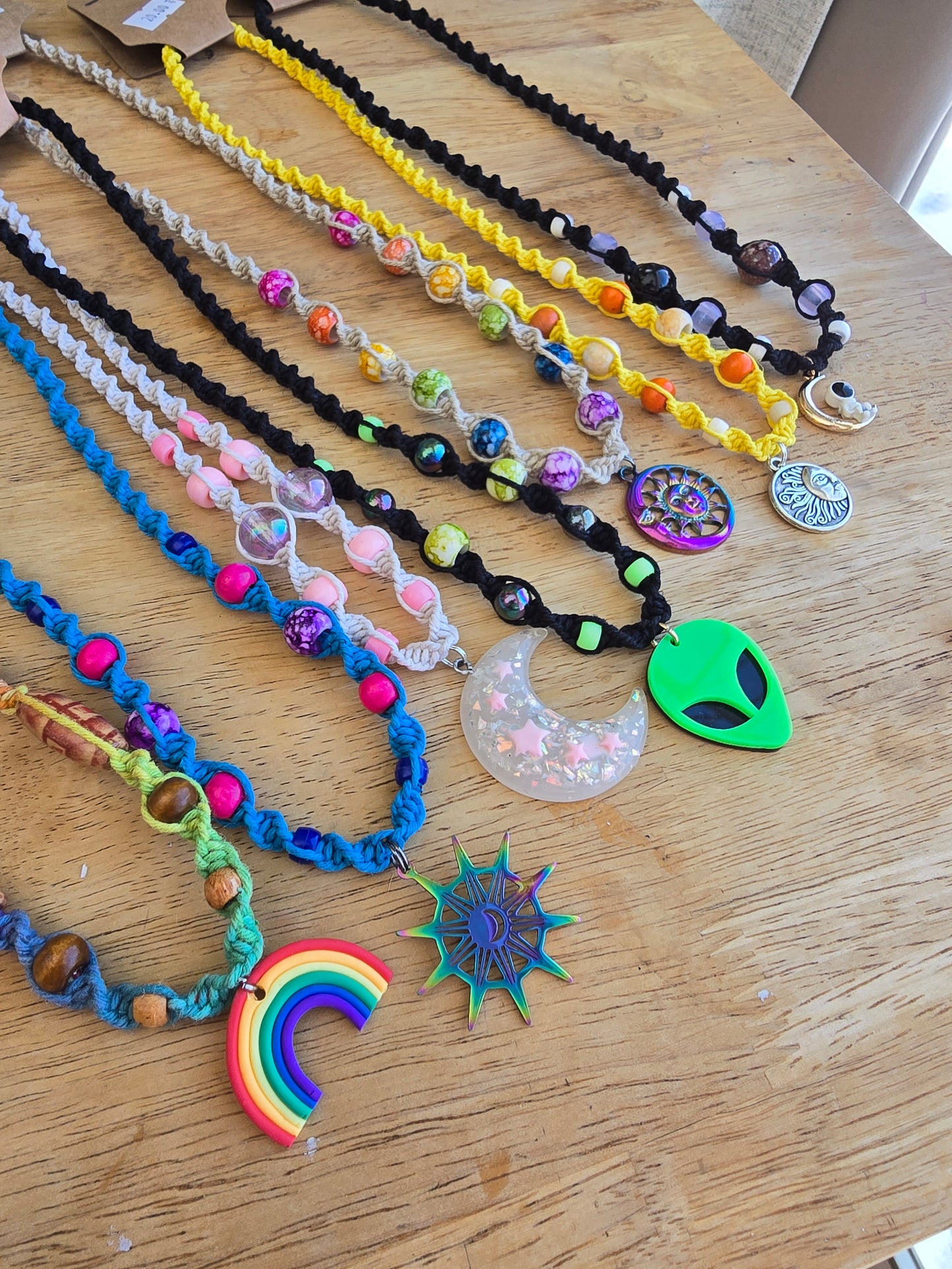 Celestial Hemp Necklaces