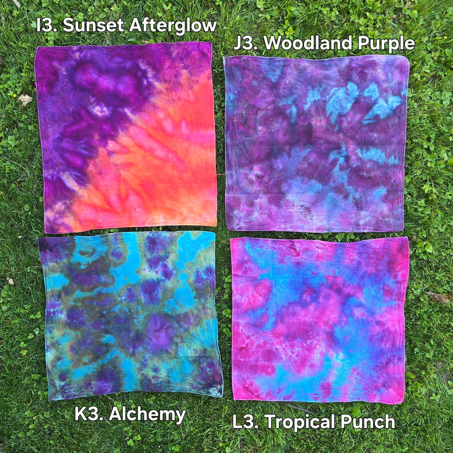 Tie Dye Bandanas
