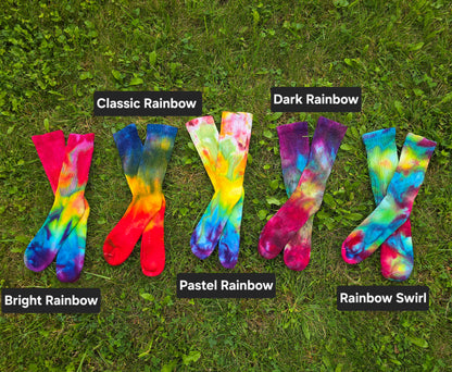 Tie Dye Ice Dyed Socks - Adult Unisex