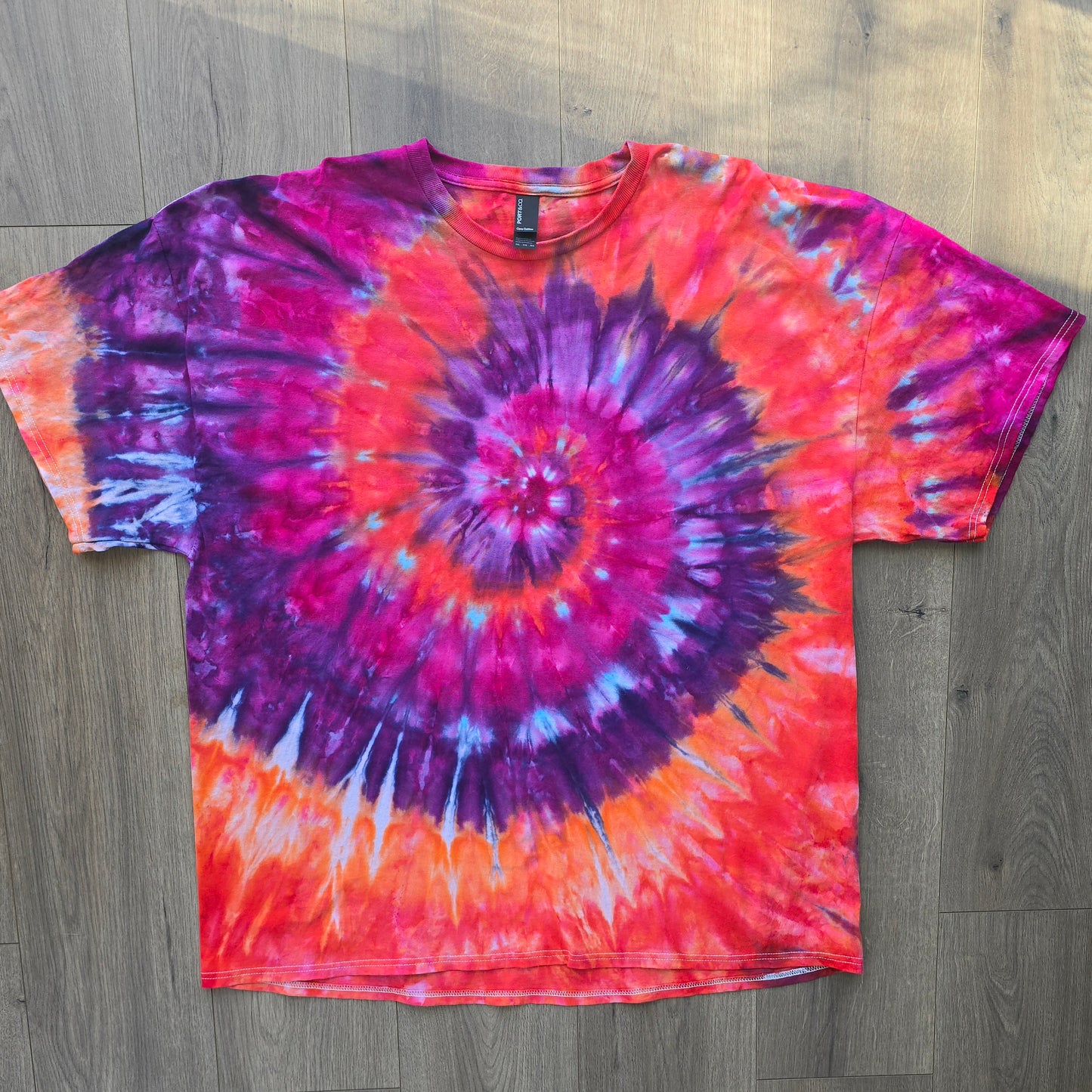 Sunset Afterglow Spiral Ice Dye