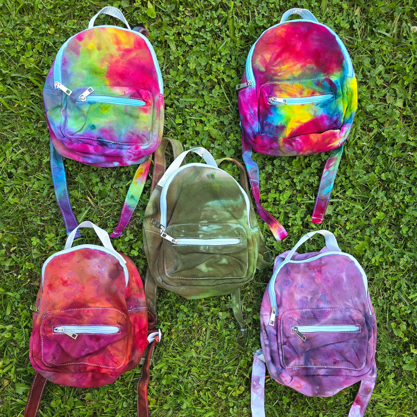 Ice Dye Mini Bookbag