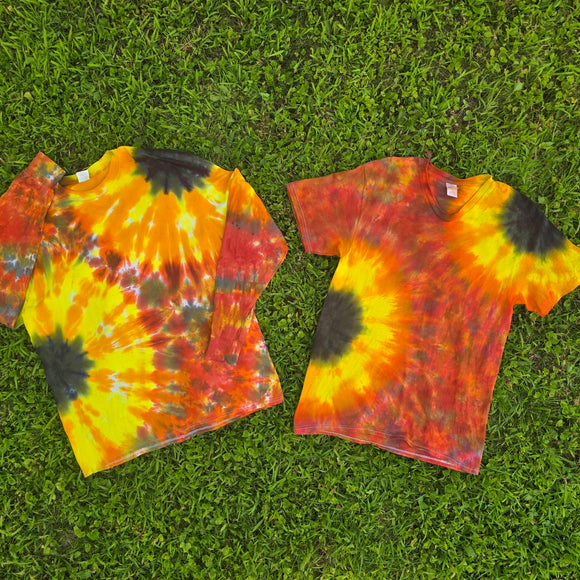 Autumn Double Sunflower Adult (Multiple Shirt Style Options)