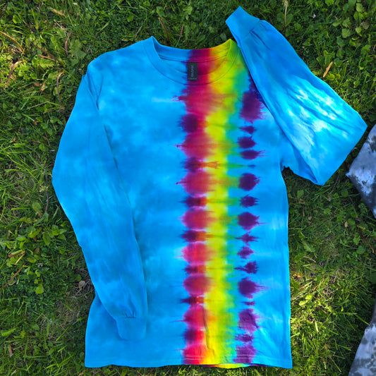Bright Rainbow Stripe Adult (Multiple Shirt Style Options)