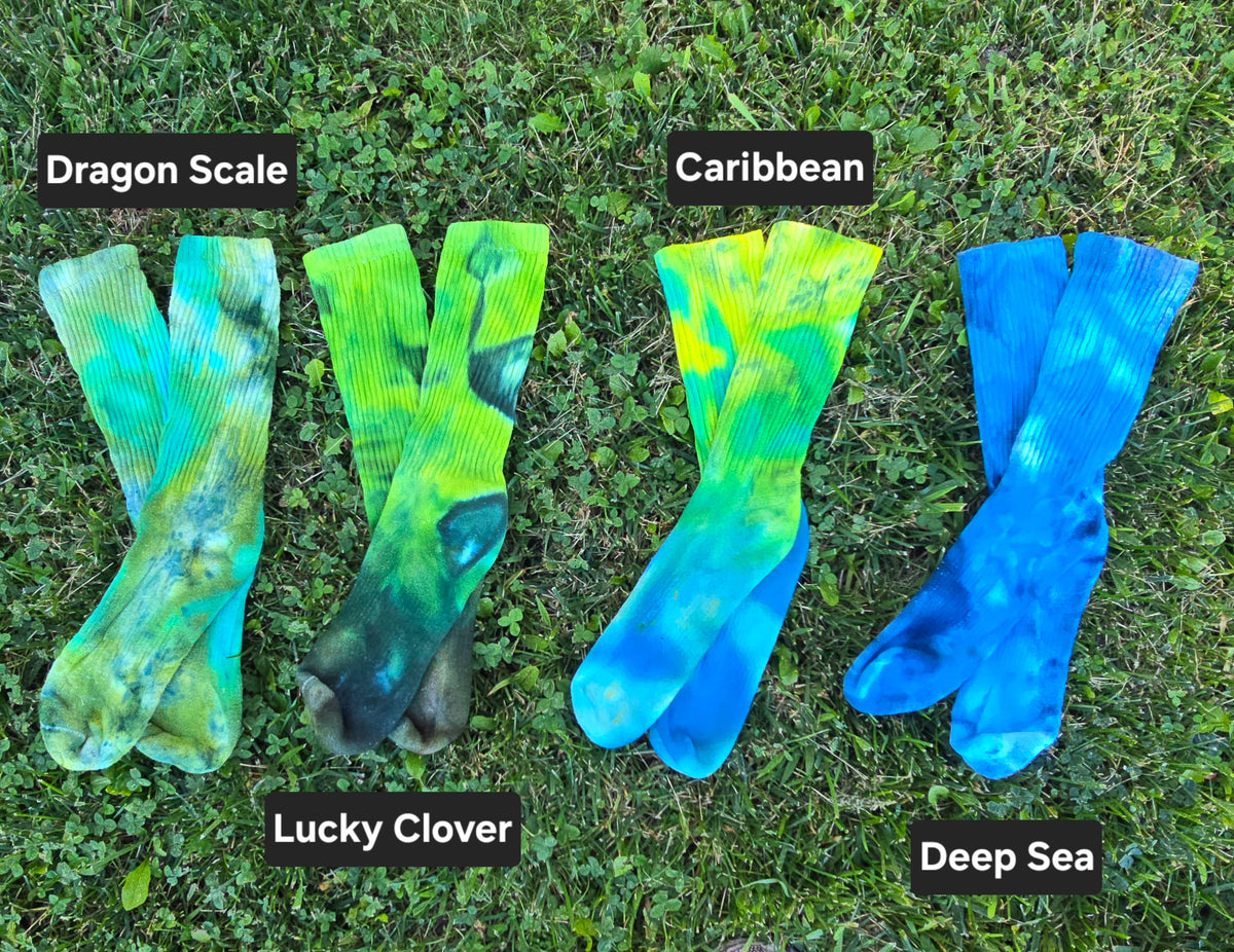 Tie Dye Ice Dyed Socks - Adult Unisex