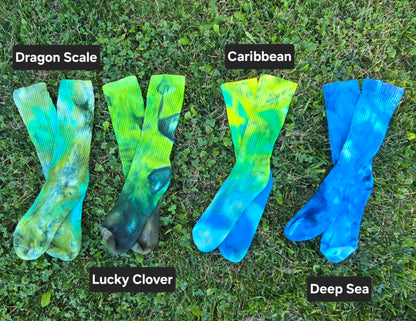 Tie Dye Ice Dyed Socks - Adult Unisex