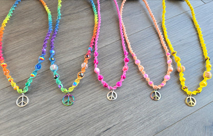 Peace Hemp Necklaces