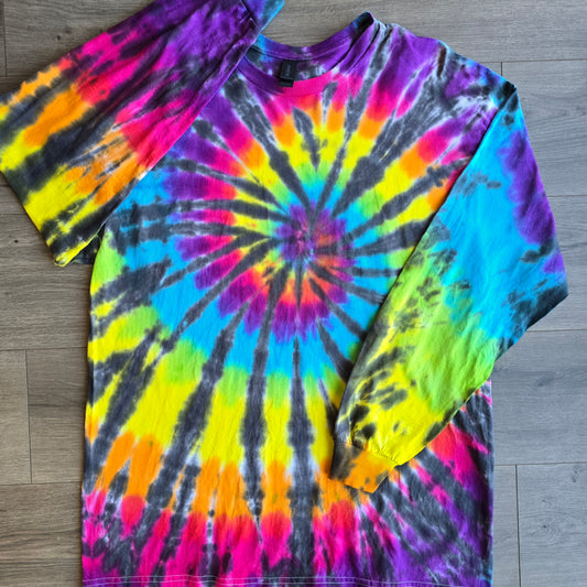 Black Rainbow Firework Spiral