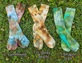 Tie Dye Ice Dyed Socks - Adult Unisex