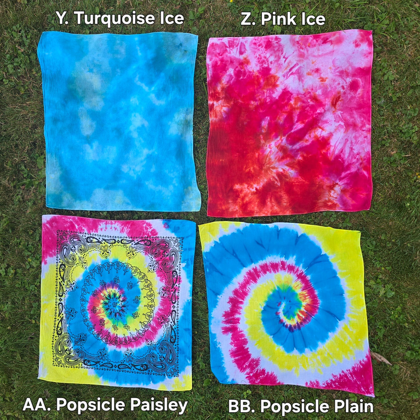 Tie Dye Bandanas