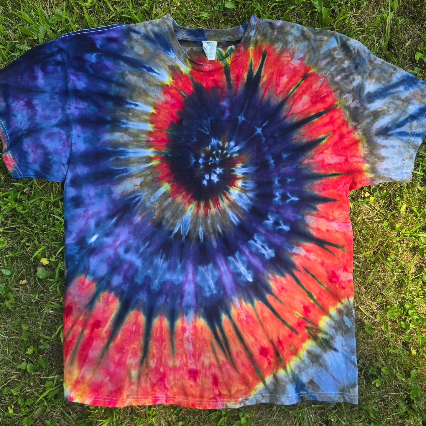 Firestorm Spiral Ice Dye Adult (Multiple Shirt Style Options)