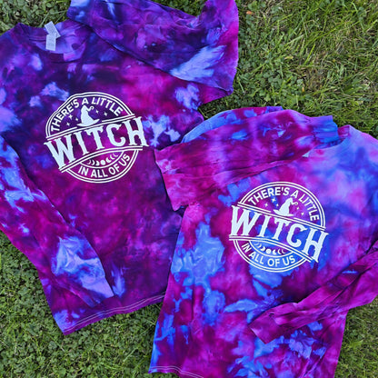 Witch in All of Us Ice Dye Long Sleeve Crewneck