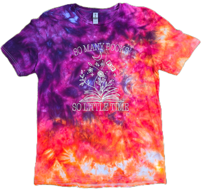 So Many Books, So Little Time Ice Dye Adult
