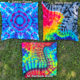Assorted Tie Dye Tapestries 28"x28"