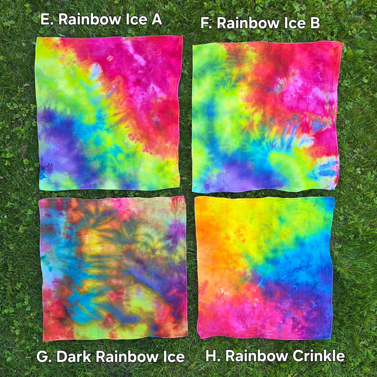 Tie Dye Bandanas