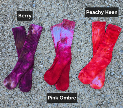 Tie Dye Ice Dyed Socks - Adult Unisex (Discontinued Colors)