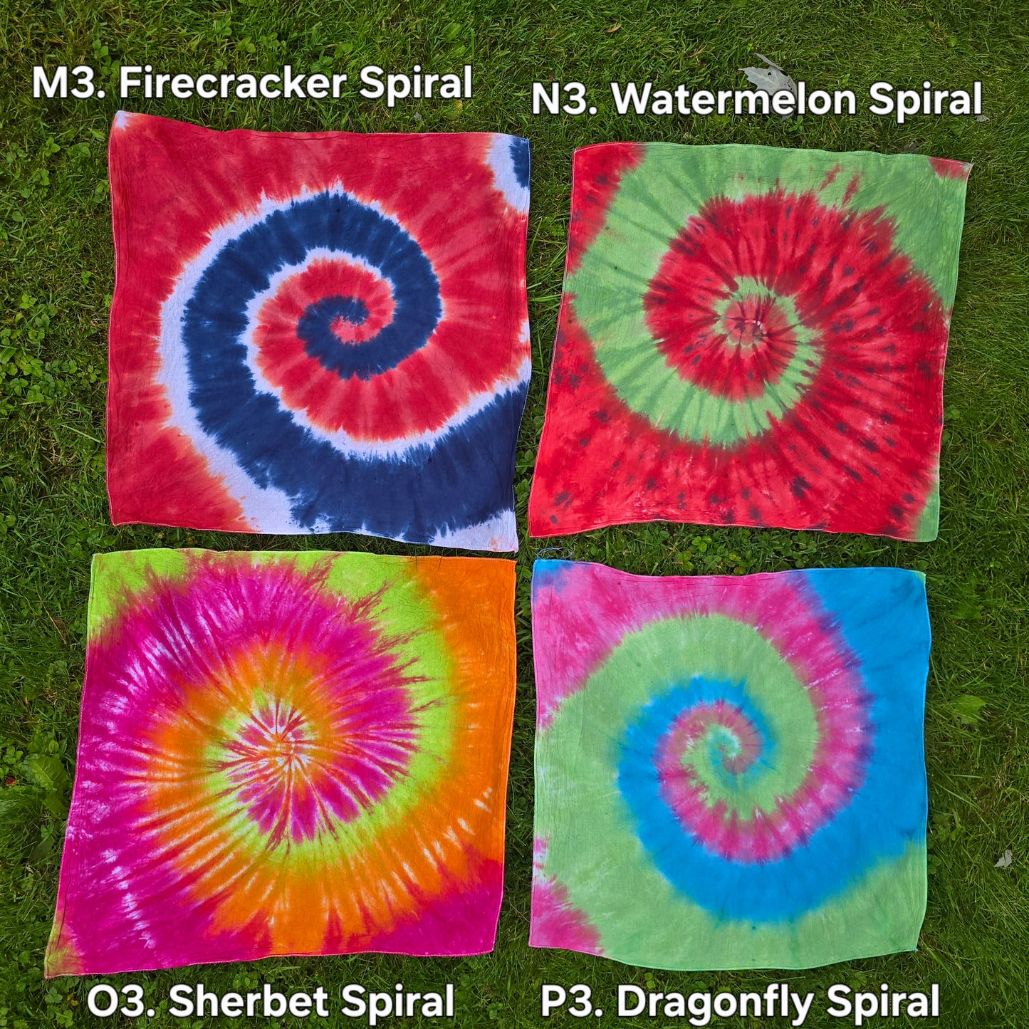 Tie Dye Bandanas