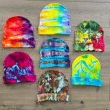 Tie Dye Ice Dyed Beanie Hats - Adult Unisex