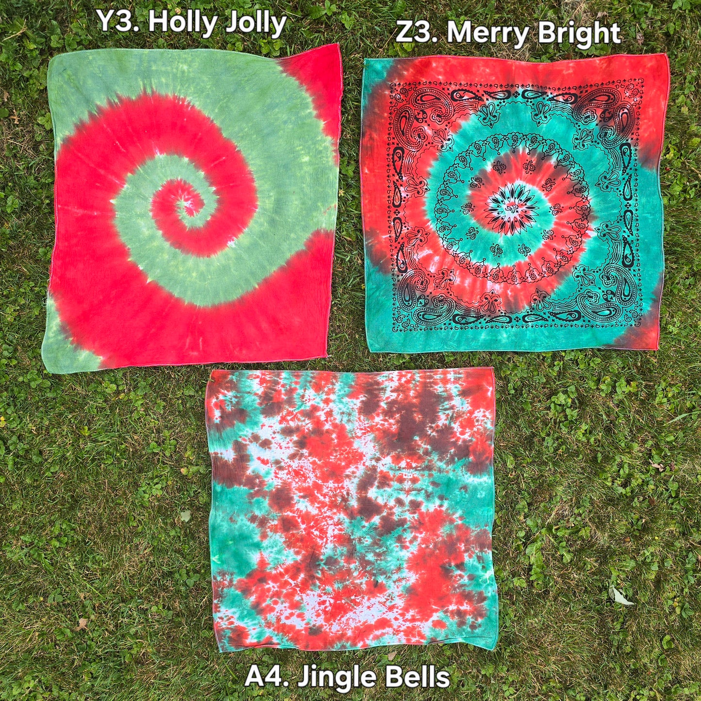 Tie Dye Bandanas