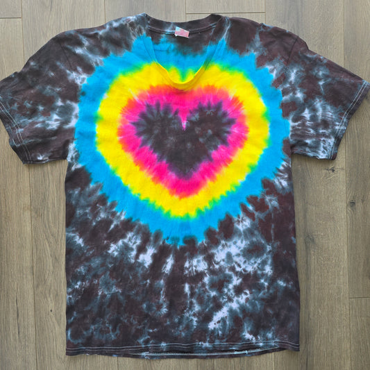 Black Rainbow Eclipse Heart