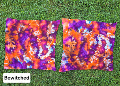 2-Pack Ice Dyed Tea Towels: Fall & Halloween Edition