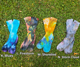 Tie Dye Ice Dyed Socks - Adult Unisex