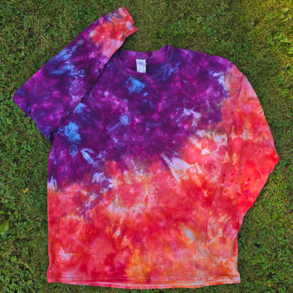 Sunset Afterglow Crinkle Ice Dye