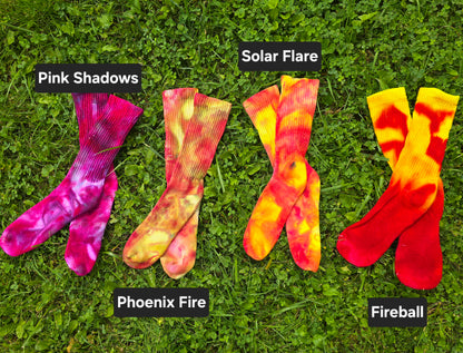 Tie Dye Ice Dyed Socks - Adult Unisex