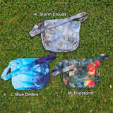 Messenger Bag Purses Ice Dyed - Multiple Color Choices