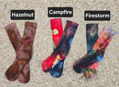 Tie Dye Ice Dyed Socks - Adult Unisex (Discontinued Colors)