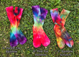 Tie Dye Ice Dyed Socks - Adult Unisex