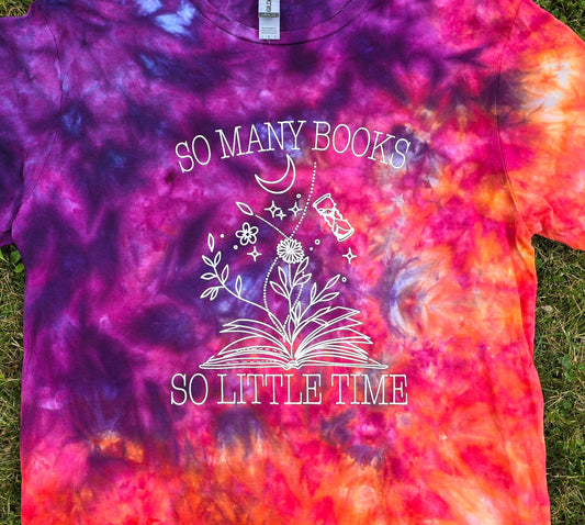 So Many Books, So Little Time Ice Dye Adult
