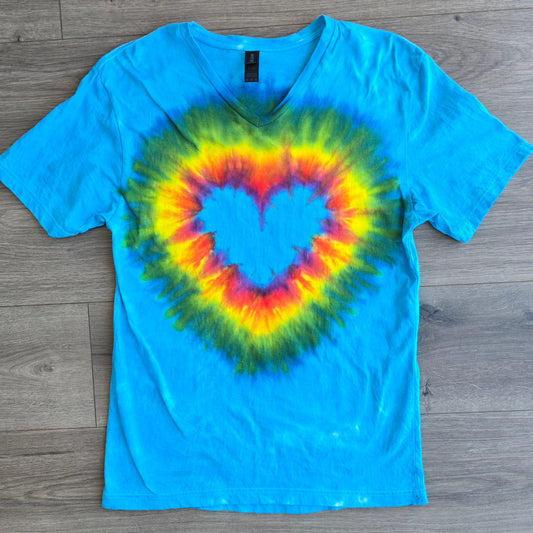 Rainbow Skies Heart Adult (Multiple Shirt Style Options)