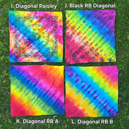 Tie Dye Bandanas