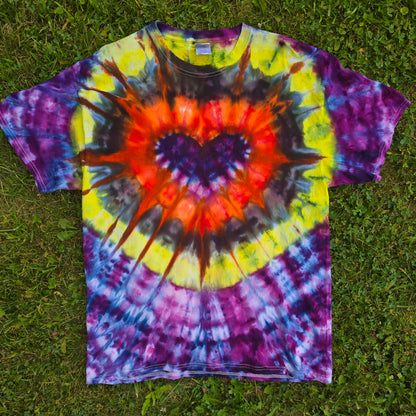 Halloween Heart Ice Dye Adult