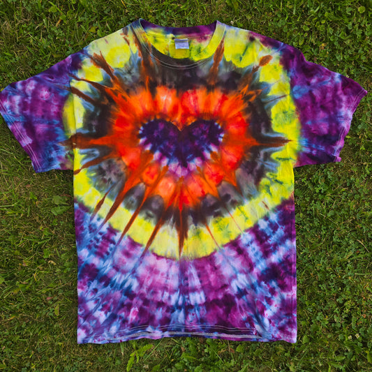 Halloween Heart Ice Dye Adult