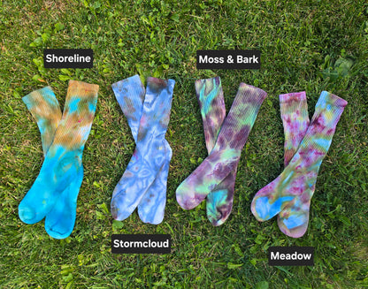 Tie Dye Ice Dyed Socks - Adult Unisex