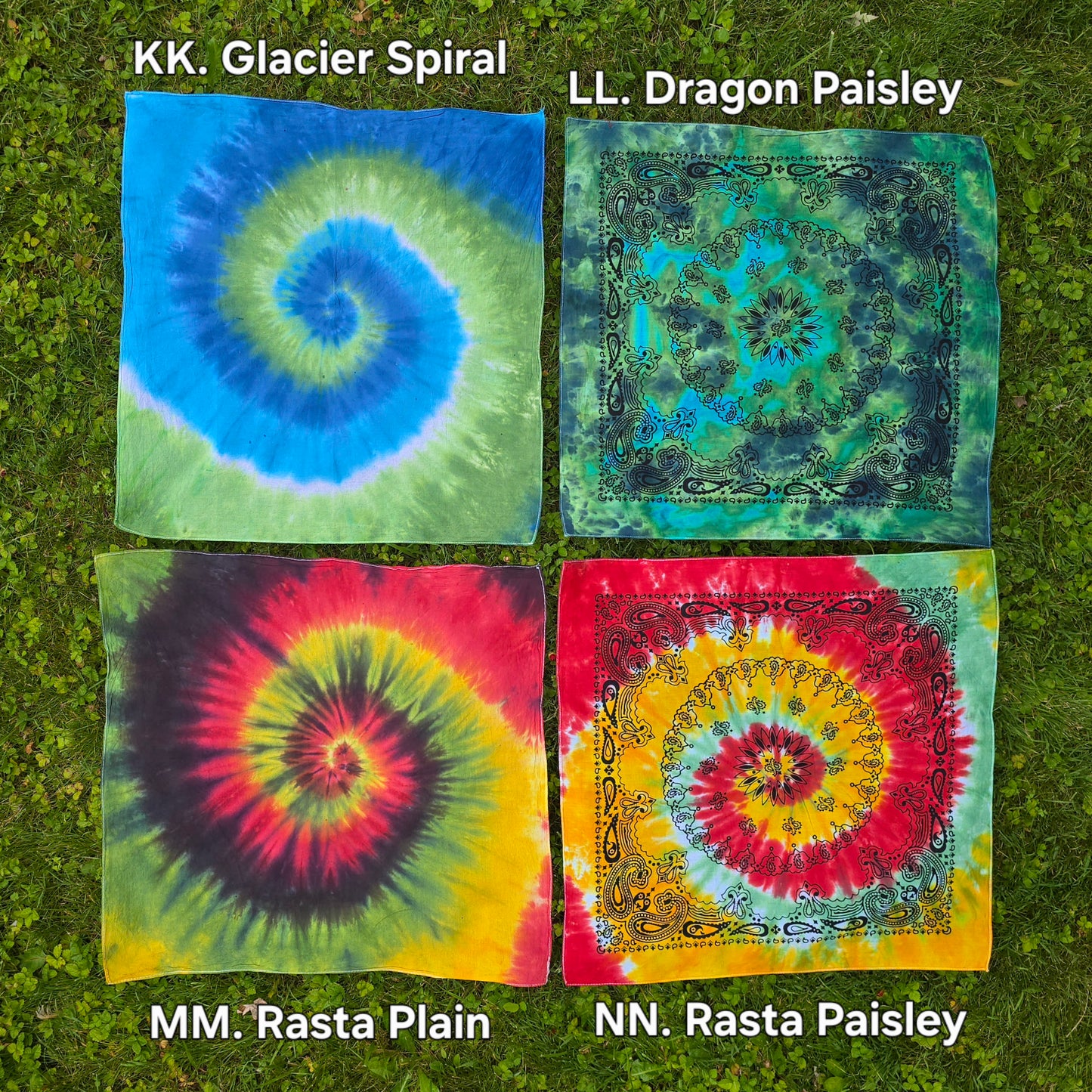 Tie Dye Bandanas