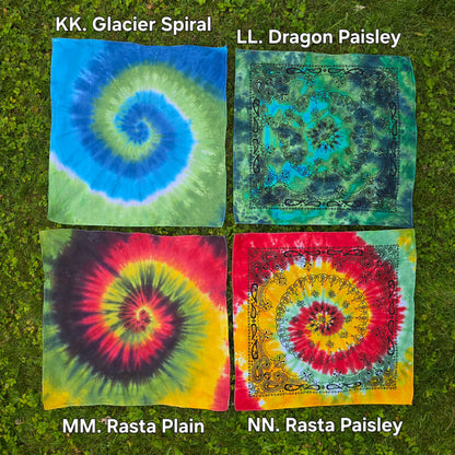 Tie Dye Bandanas