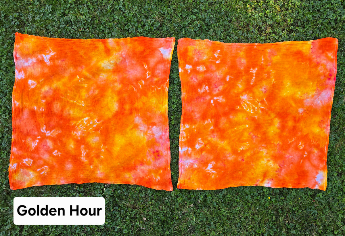 2-Pack Ice Dyed Tea Towels: Fall & Halloween Edition