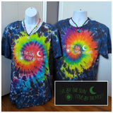 Glow in the Dark Live by the Sun Love by the Moon Adult (Multiple Shirt Styles)