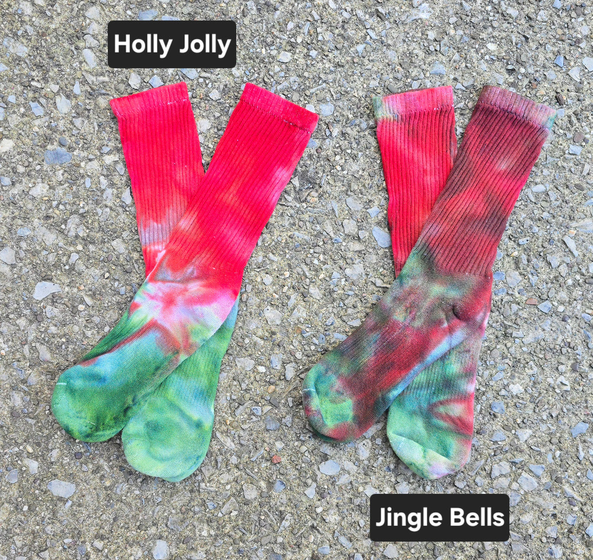 Tie Dye Ice Dyed Socks - Adult Unisex (Discontinued Colors)