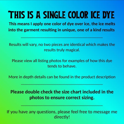 Earthbound Ice Dye Adult