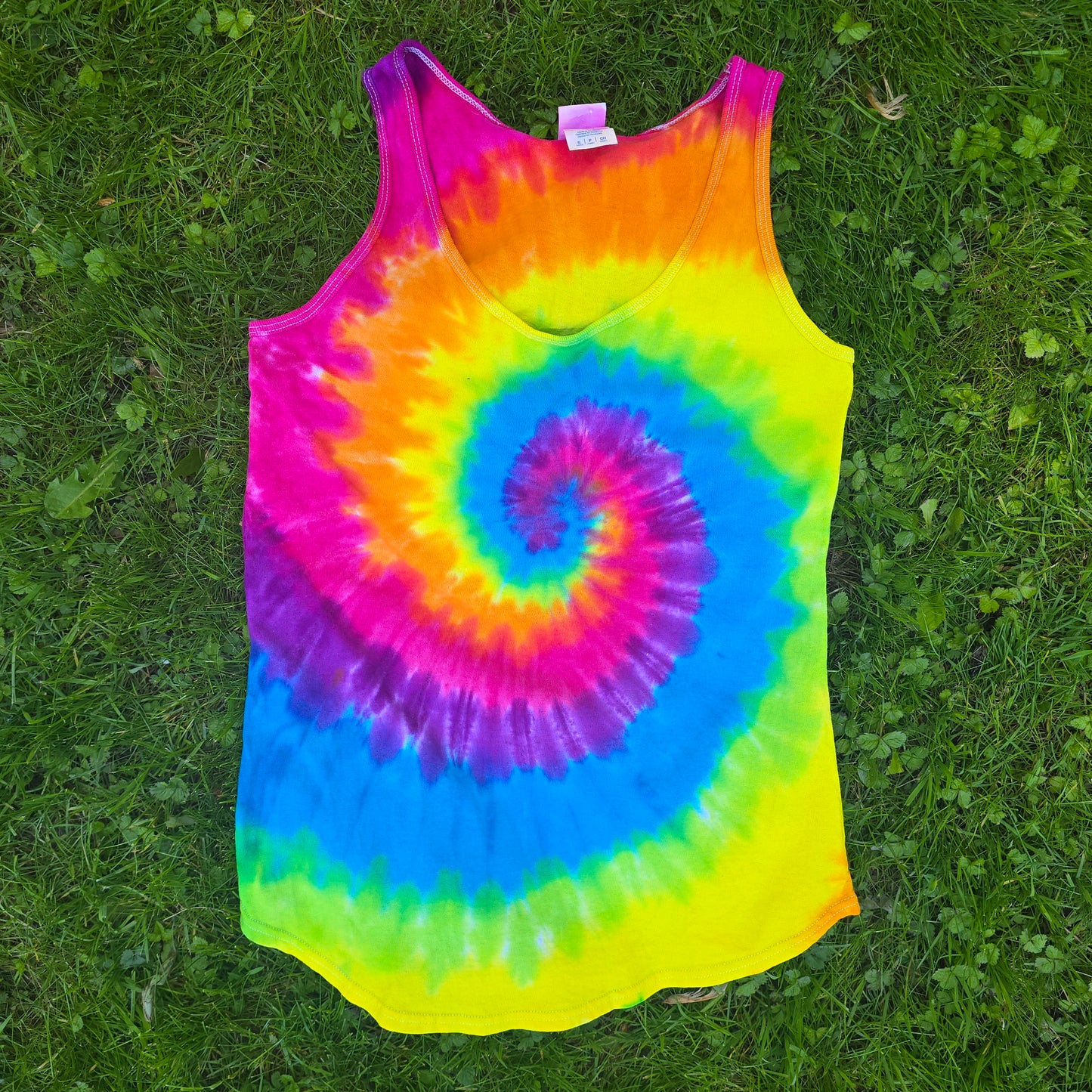 Pink Rainbow Spiral Adult