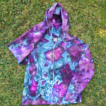 Woodland Purple Crinkle Ice Dye Adult (Multiple Shirt Style Options)