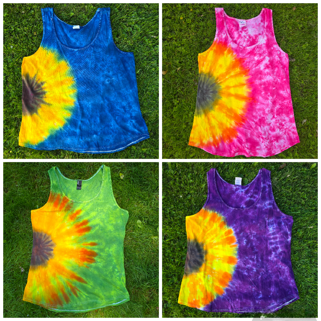 Sunflower Tie Dye