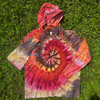 Autumn Spiral Ice Dye